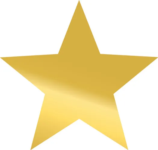 A gold star